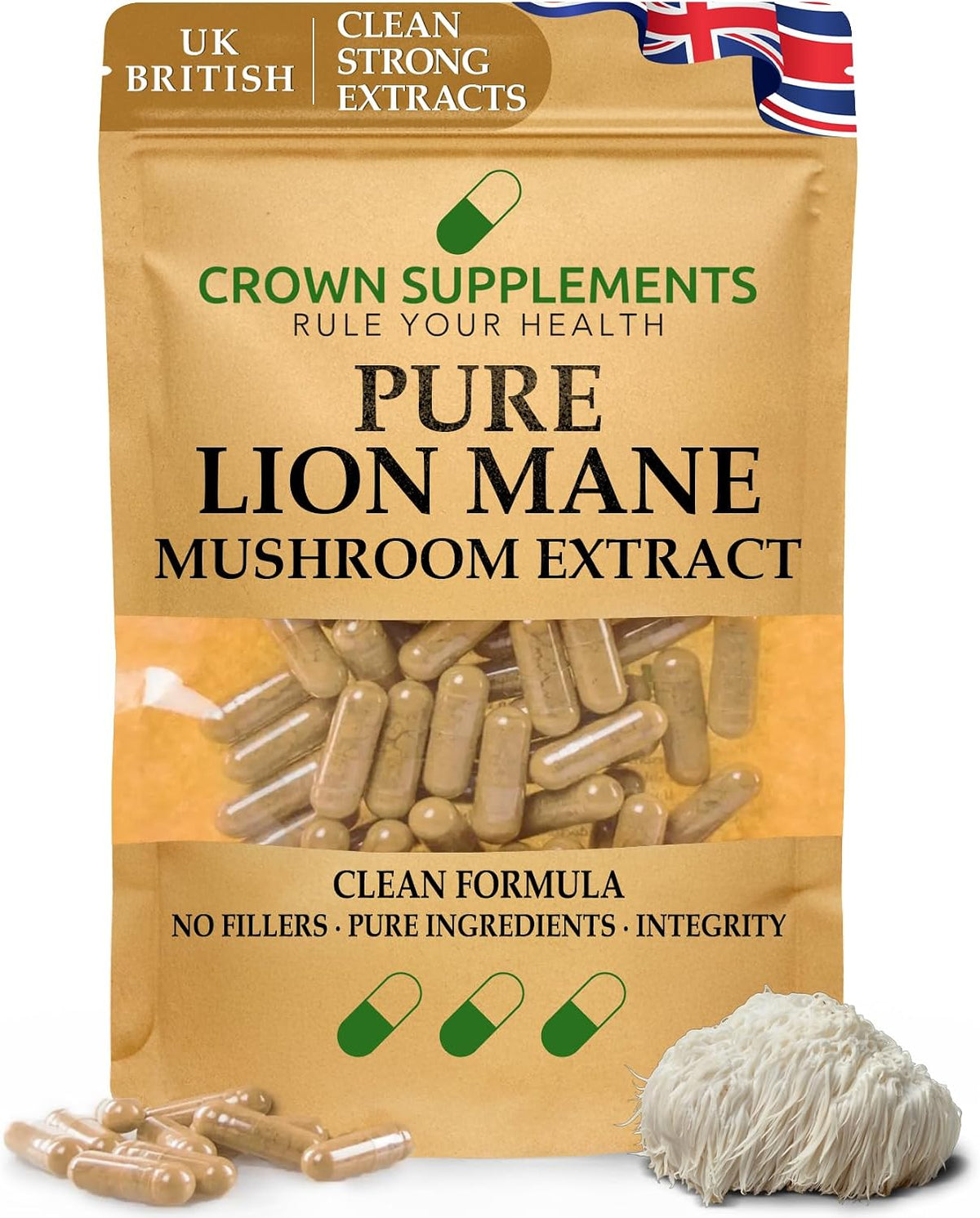Pure Lions Mane Capsule Extract